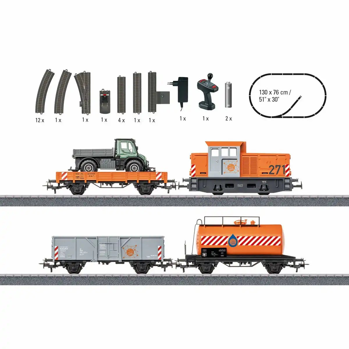 märklin Start up Startpackung Kommunaldienst Spur H0