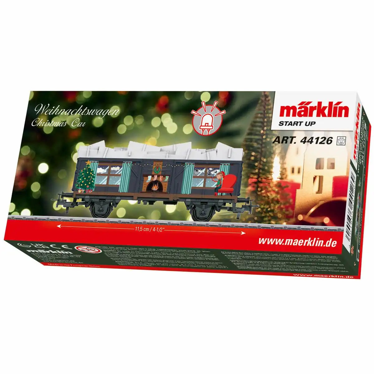märklin Start up Weihnachtswagen mit Lichtmodul Spur H0 Vorbestellbar