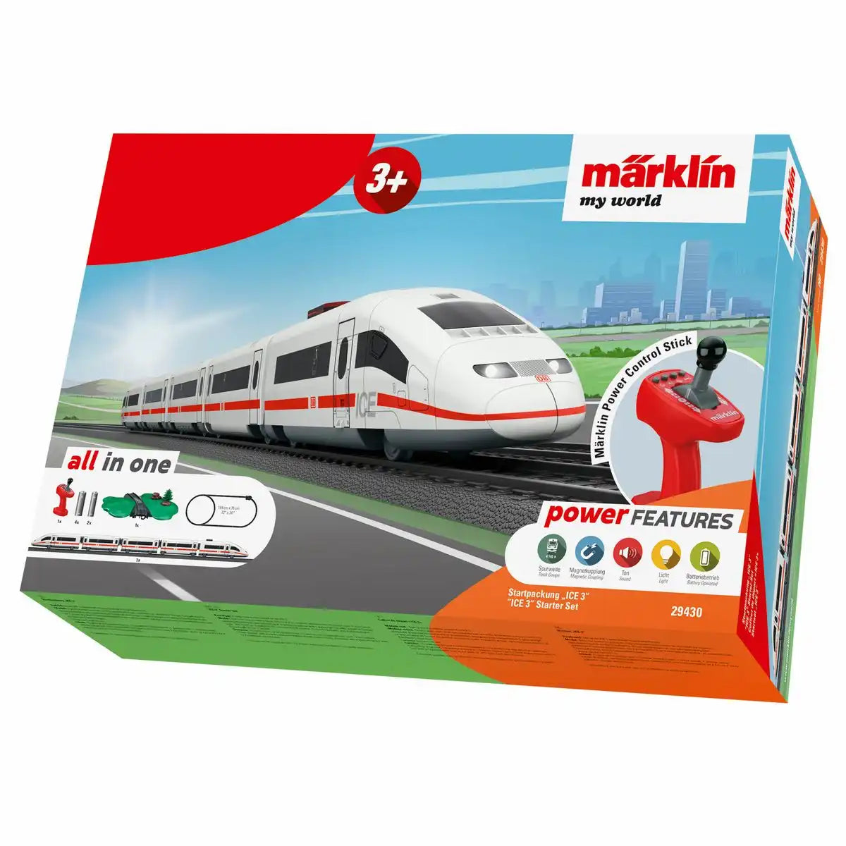 märklin my world Starterset Modellbahn ICE 3 H0