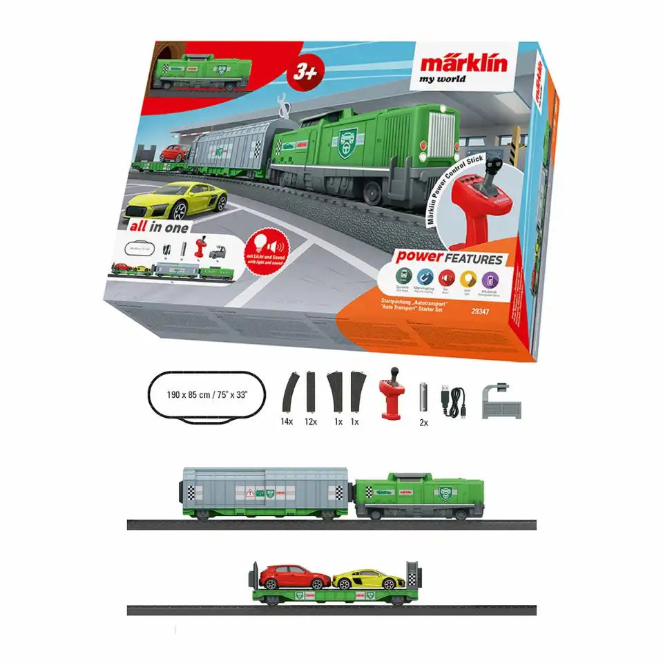 märklin my world Modellbahn Starterset Autotransport
