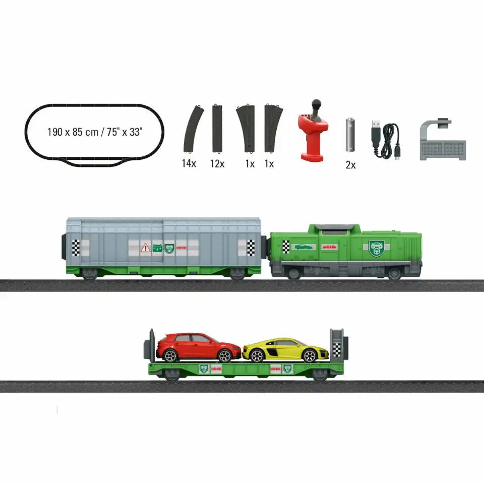 märklin my world Modellbahn Starterset Autotransport
