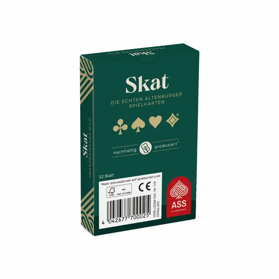 Spielkarten Skat französisches Bild 10x32 Blatt 10er Set