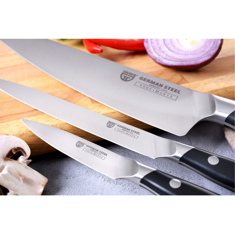 Gräwe Messer-Set Spezialstahl 3 teilig für Hotelerie & Gastronomie