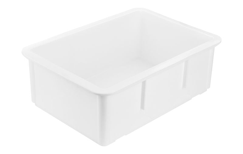 GRÄWE Teigbox 16 cm hoch – weiß, lebensmittelecht, stapelbar