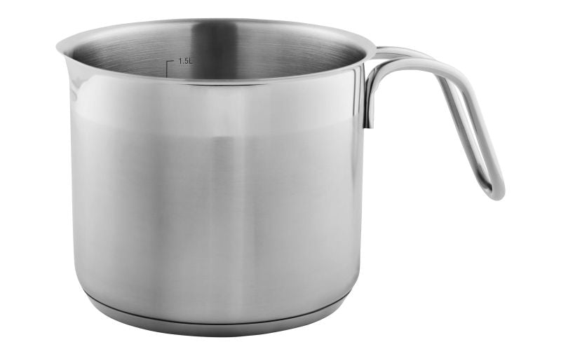 GRÄWE Milchtopf Pro-Line Ø 14 cm 1,5 L aus Edelstahl induktionsgeeignet