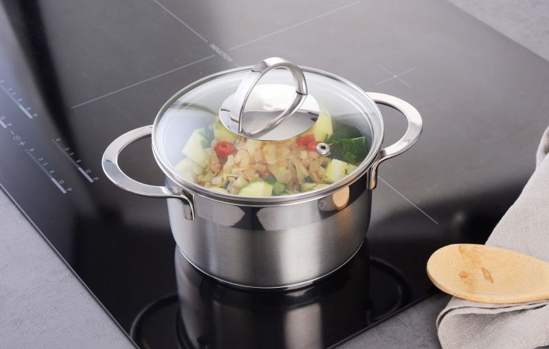 Gräwe Kochtopf Serie Pro-Line 16cm 1,5L mit Liter-Skala und Deckel