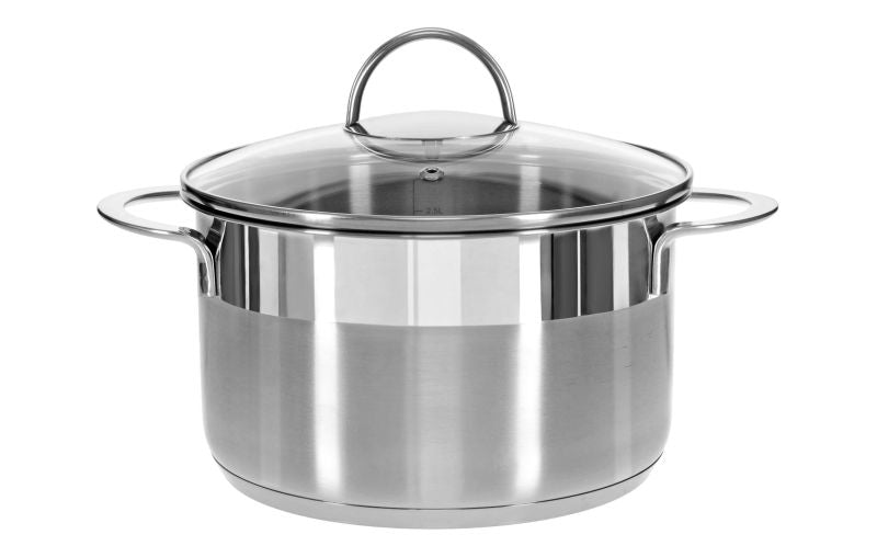 Gräwe Kochtopf Serie Pro-Line 20cm 3L mit Liter.Skala und Deckel