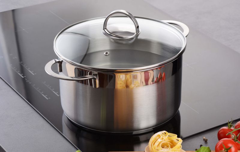 Gräwe Kochtopf Serie Pro-Line 24cm 5L mit Liter-Skala und Deckel