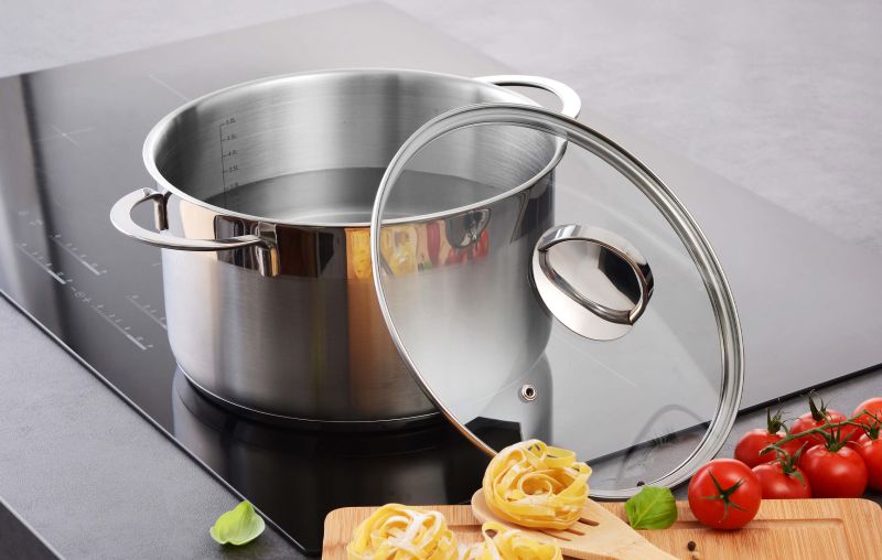 Gräwe Kochtopf Serie Pro-Line 24cm 5L mit Liter-Skala und Deckel