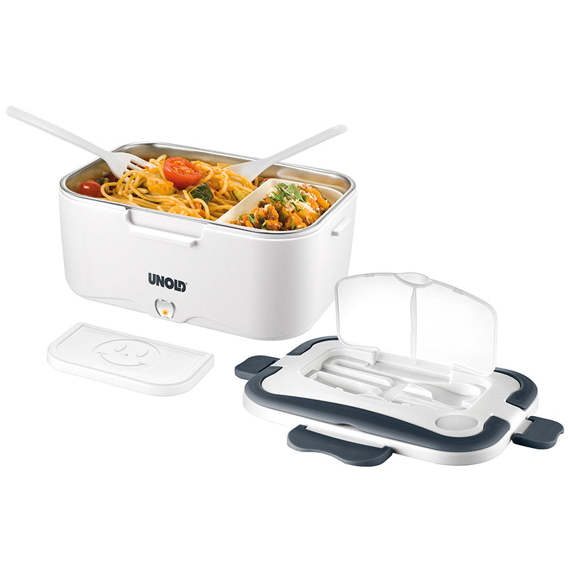 Unold elektrische Lunchbox 58850 1,5L Speisenwärmer für Büro Camping Auto