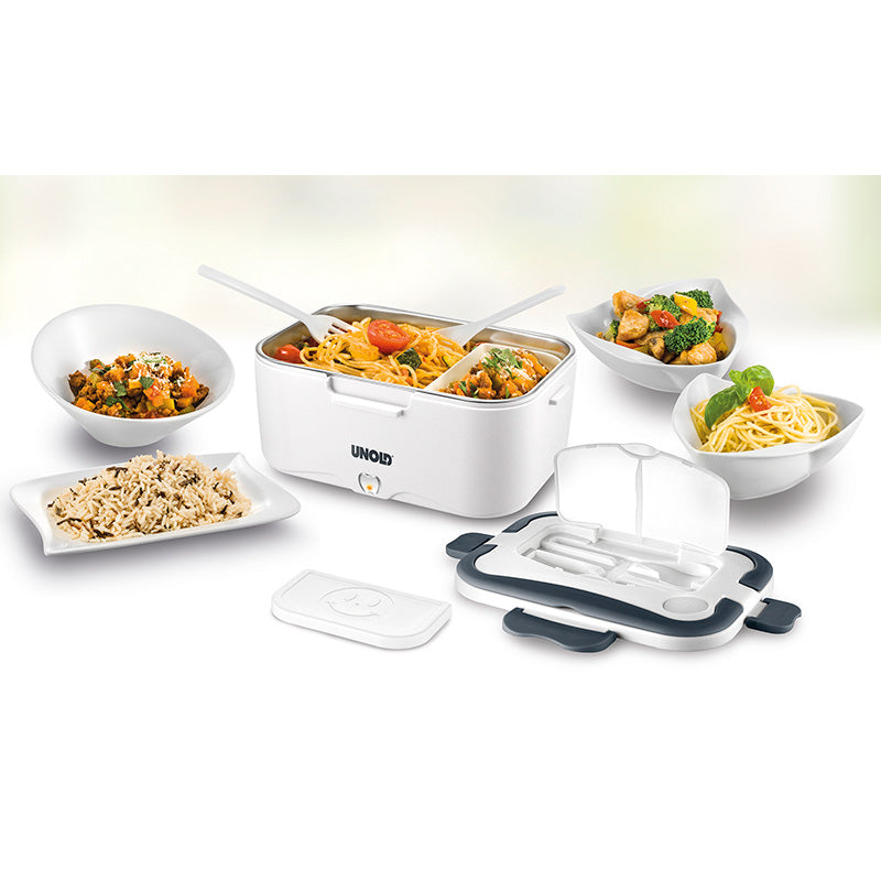 Unold elektrische Lunchbox 58850 1,5L Speisenwärmer für Büro Camping Auto