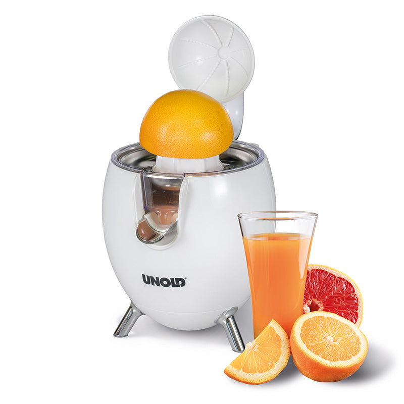 Unold Saftpresse 78130 Power Juicy weiß Zitruspresse Orangenpresse