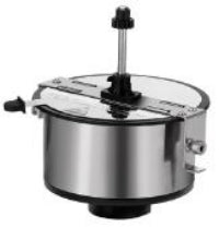 Unold Popcornmaker 48535 Retro Classic 50er-Jahre-Stil BPA-frei mit Auffangschale