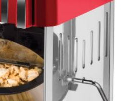 Unold Popcornmaker 48535 Retro Classic 50er-Jahre-Stil BPA-frei mit Auffangschale