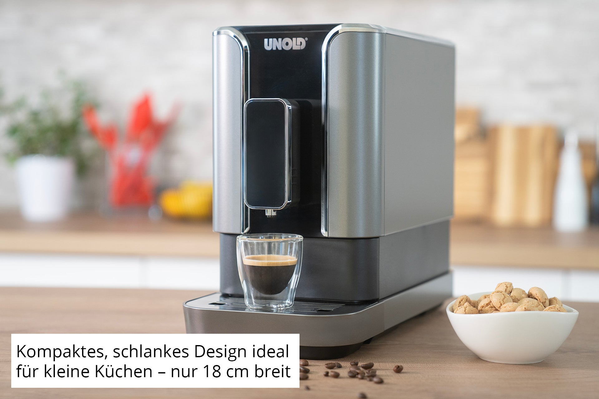 Unold Kaffeevollautomat Luca 28835 19 Bar Profi-Druck & Vorbrühfunktion