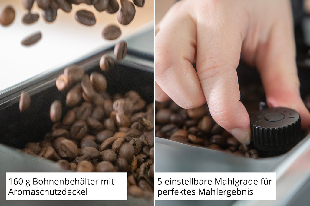 Unold Kaffeevollautomat Luca 28835 19 Bar Profi-Druck & Vorbrühfunktion