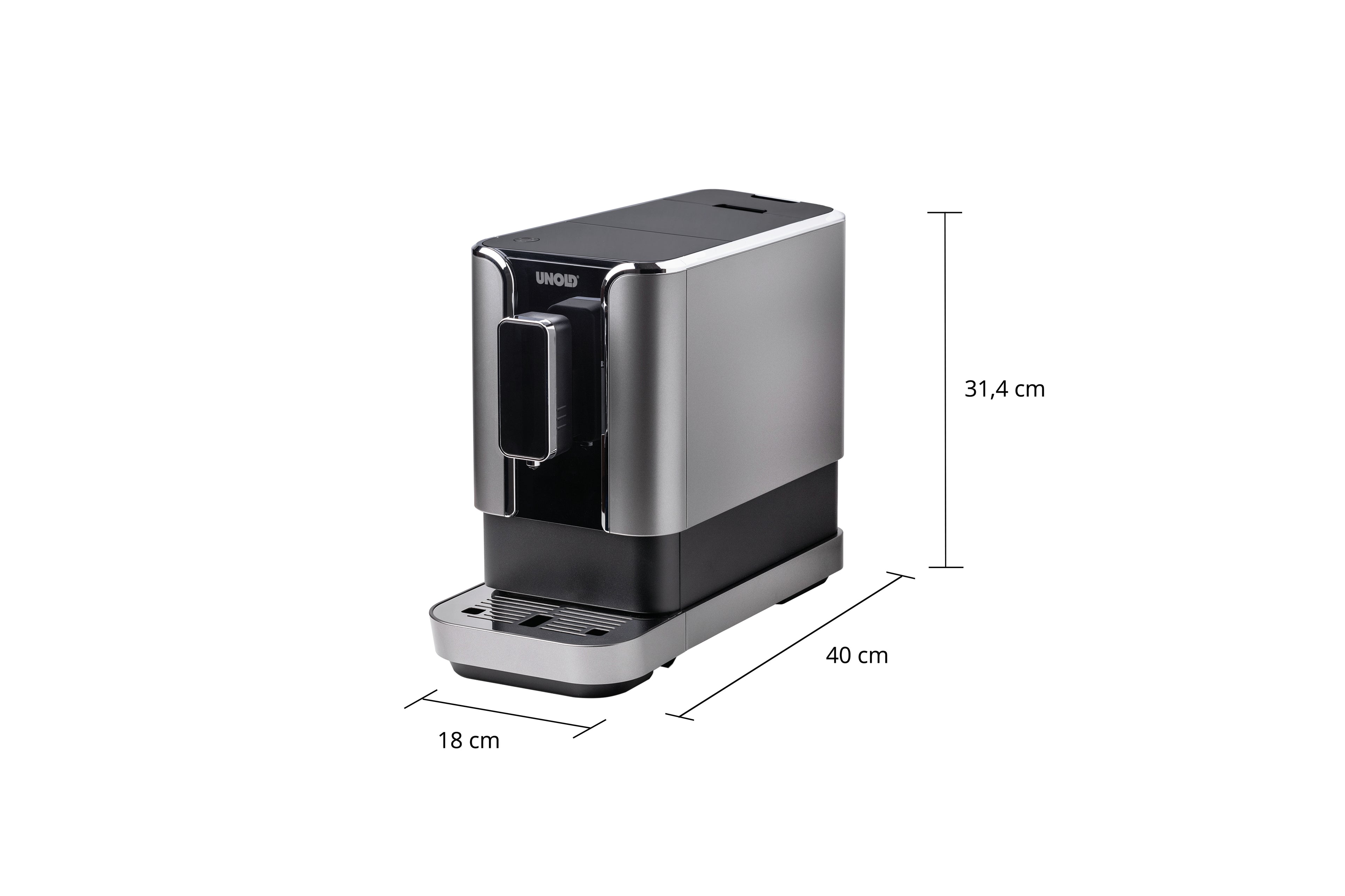 Unold Kaffeevollautomat Luca 28835 19 Bar Profi-Druck & Vorbrühfunktion