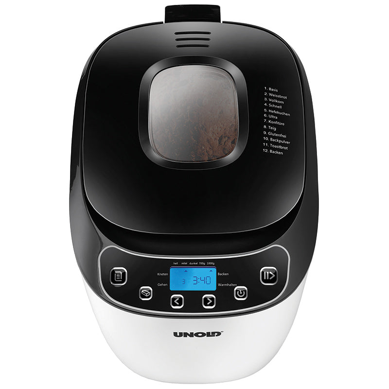 Unold Backmeister Design 68010 Brotbackautomat mit 12 Programmen 700-1000g Brot