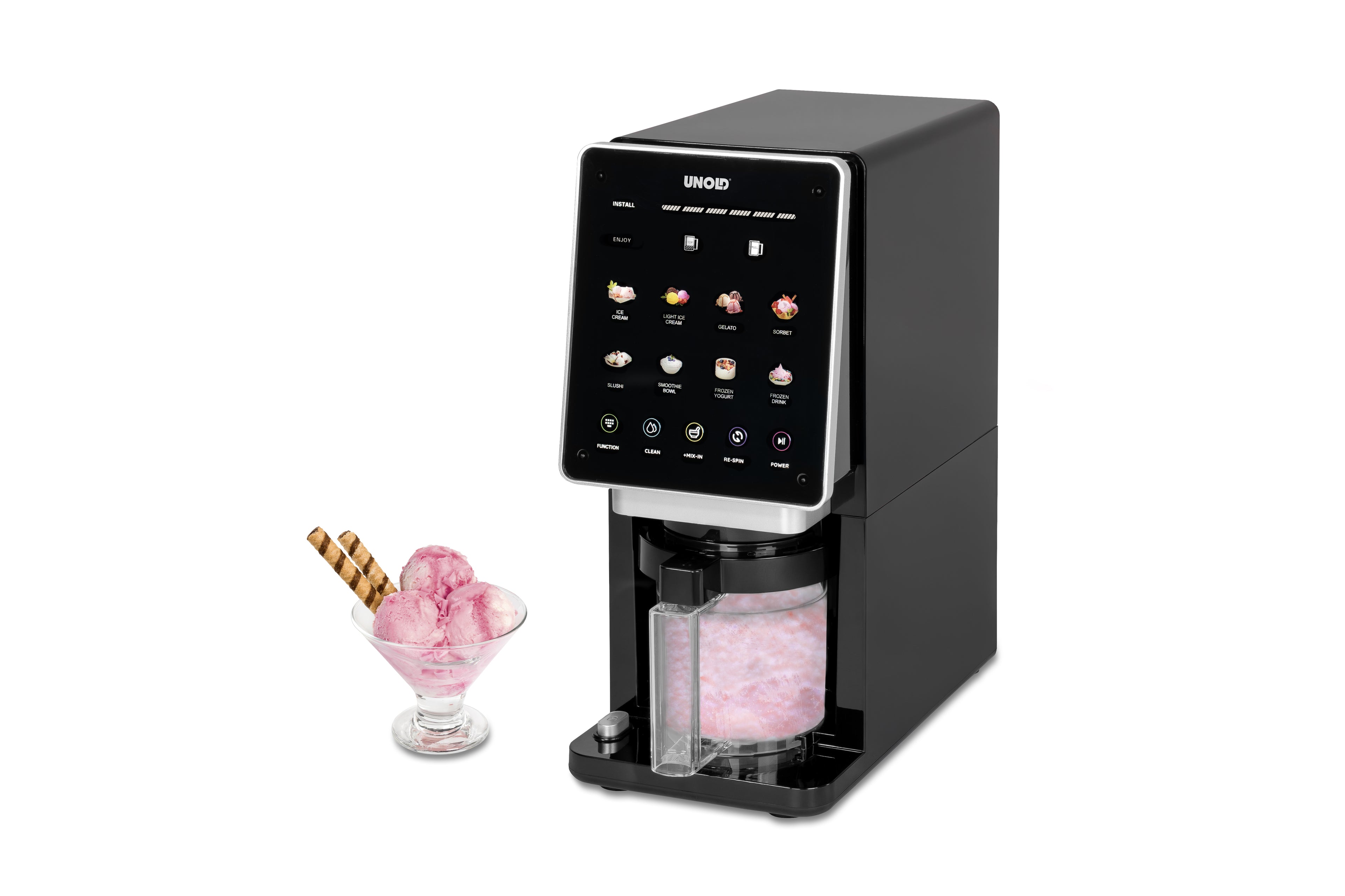 Unold Eismaschine Cream Dream 48805 3x%00ml Behälter ( Programme 800W
