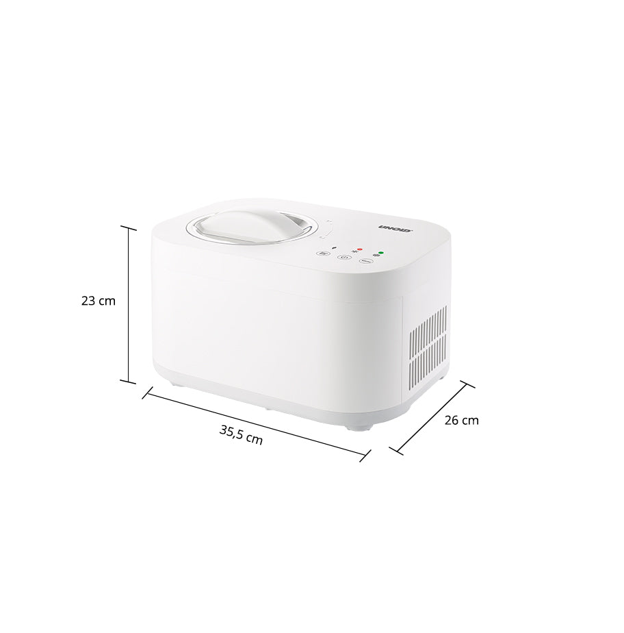 Unold Eismaschine Snow 48820 mit Kompressor 1L Eisbereiter
