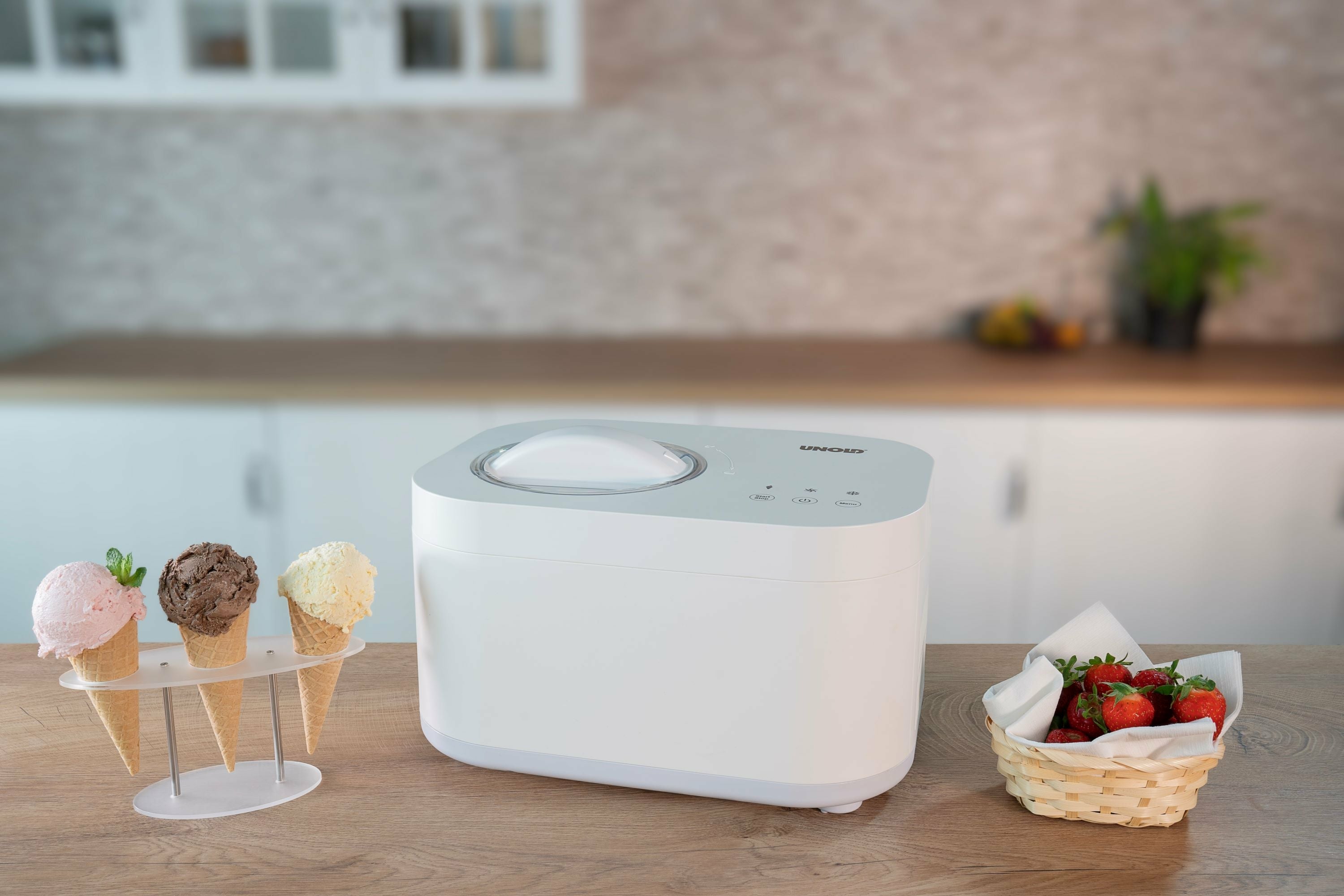 Unold Eismaschine Snow 48820 mit Kompressor 1L Eisbereiter
