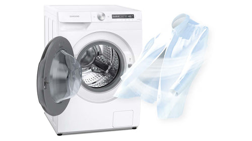 Samsung WD81T4049CE Waschtrockner Frontlader 8 kg Weiß/Schwarz