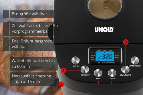 Unold BROTBACKAUTOMAT Big White 68520