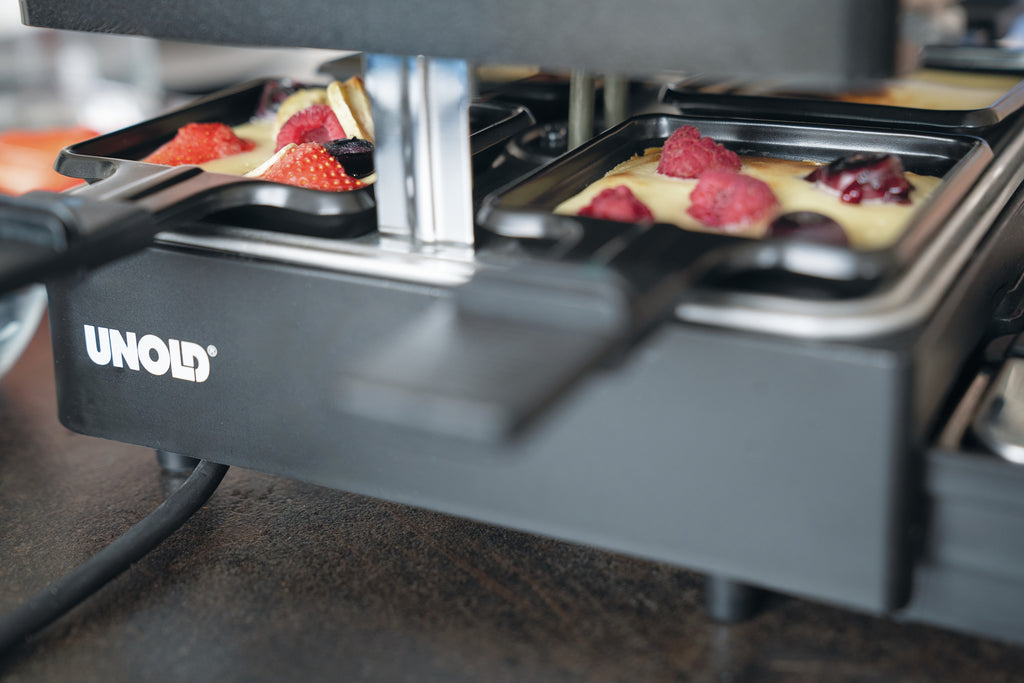 Unold Raclette Extendable 48755 ausziehbares Raclette bis zu 8 Personen 1300W