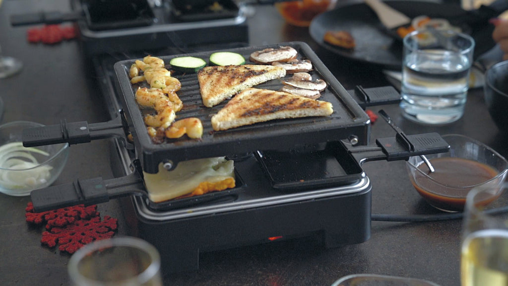 Unold Raclette Extendable 48755 ausziehbares Raclette bis zu 8 Personen 1300W
