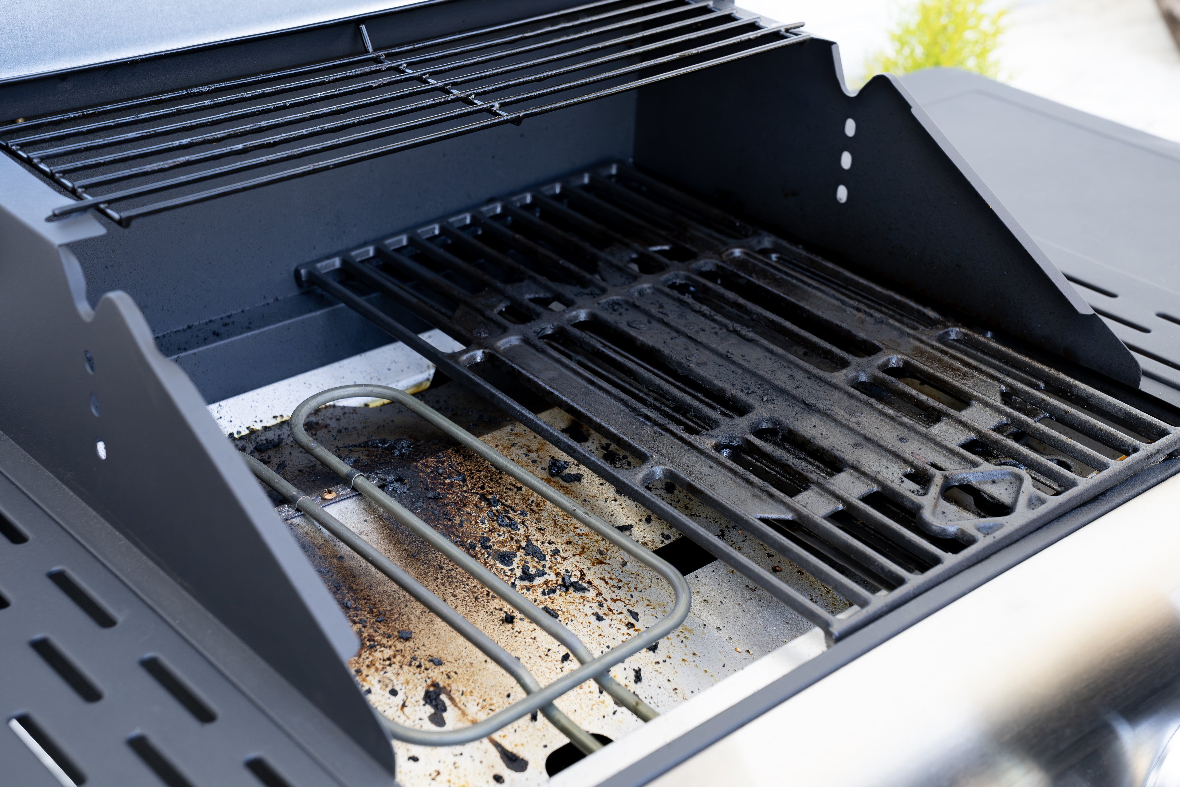 Unold Barbecue Grill-Wagen Buddy 58595 elektrisch 2600 W schwarz Edelstahl