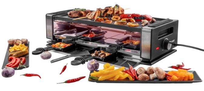 Unold Raclette Finesse Basic 48730 bis zu 8 Personen mit Grillplatte