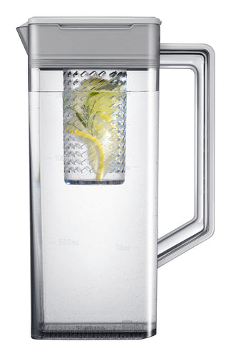 Samsung RF65DG960ESGEF 4-Türen French Door mit Beverage Center und Festwasseranschluss