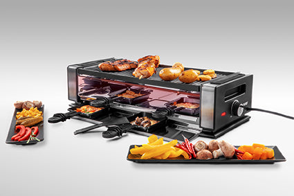 Unold Raclette Finesse Basic 48730 bis zu 8 Personen mit Grillplatte