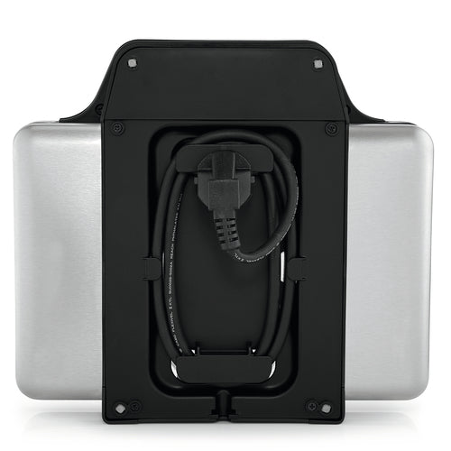 WMF Lono Sandwich-Toaster | 800 W | 2 Sandwiches | Edelstahl | Schwarz/Silber