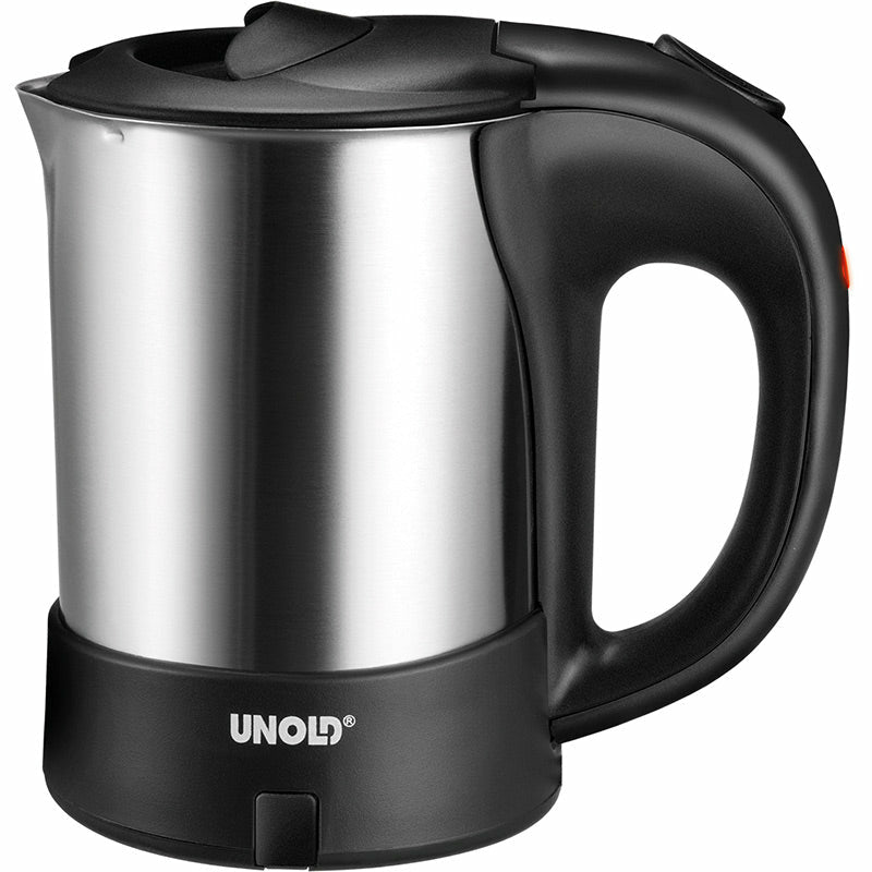 Unold Reise-Blitzkocher 18575 Edelstahl 0,5L 1000W Wasserkocher