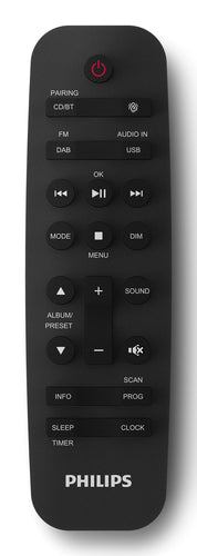 Philips TAM4505M2/12 Micro-Musikanlage mit CD, Bluetooth & DAB+
