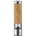 WMF Ceramill Elektrische Mühle | Keramikmahlwerk | Zebranoholz & Edelstahl