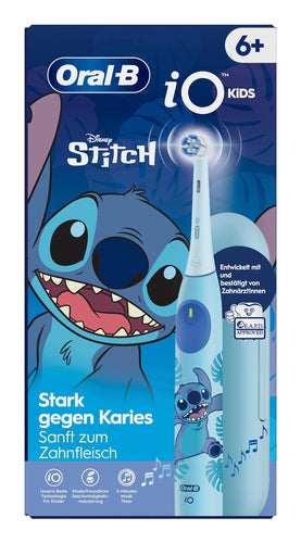 Oral-B iO Kids 6+ Elektrische Zahnbürste Stitch + Reiseetui