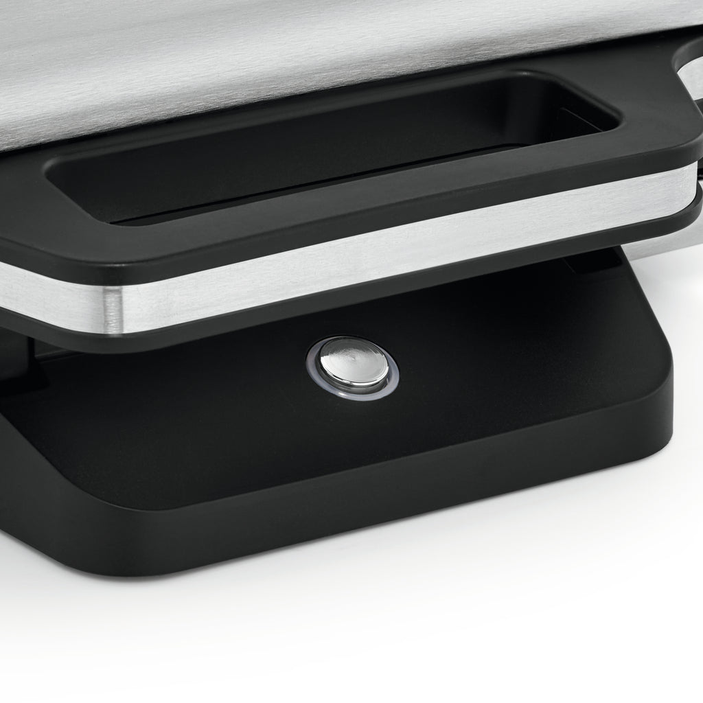 WMF Lono Sandwich-Toaster | 800 W | 2 Sandwiches | Edelstahl | Schwarz/Silber