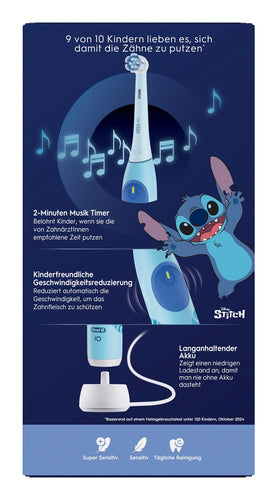 Oral-B iO Kids 6+ Elektrische Zahnbürste Stitch + Reiseetui
