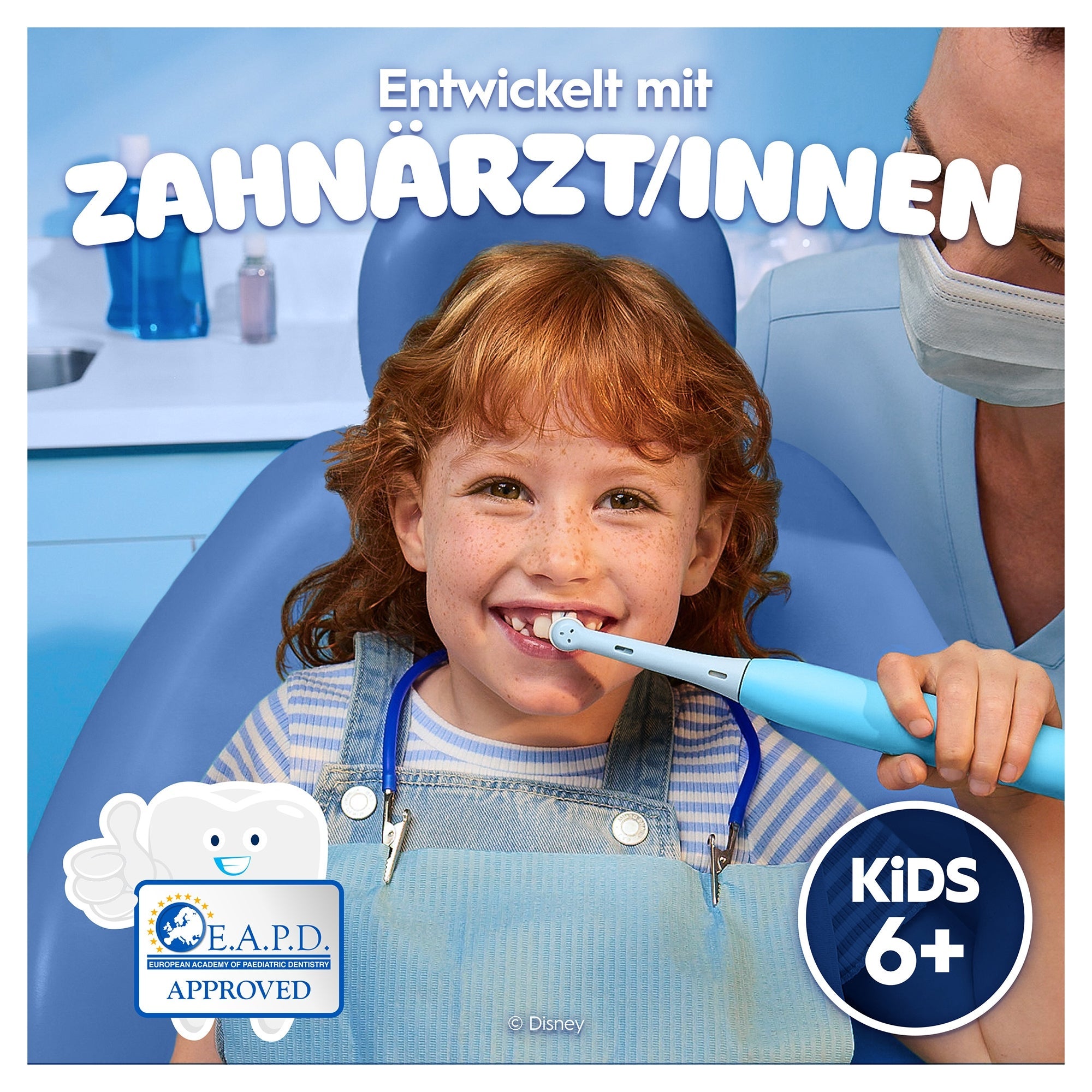 Oral-B iO Kids 6+ Elektrische Zahnbürste Stitch + Reiseetui