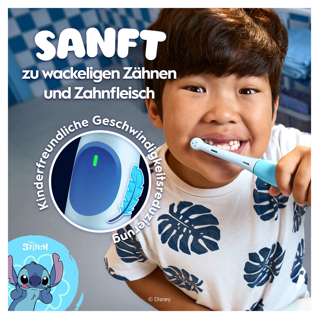 Oral-B iO Kids 6+ Elektrische Zahnbürste Stitch + Reiseetui