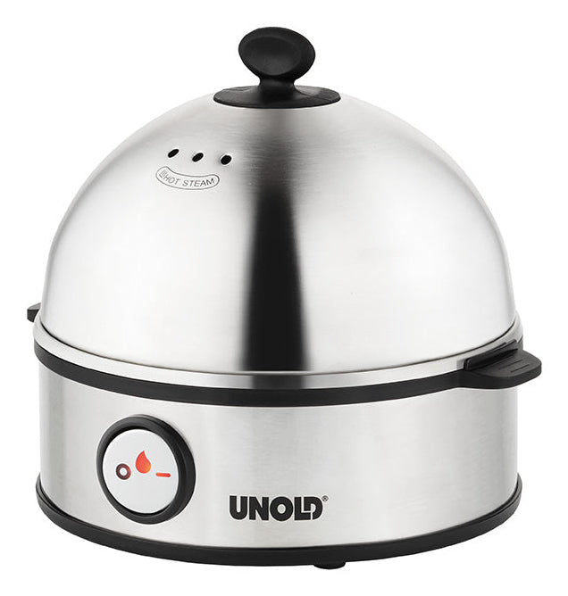 Unold Eierkocher 38626 Edelstahl 1-7 Eier Messbecher BPA-frei