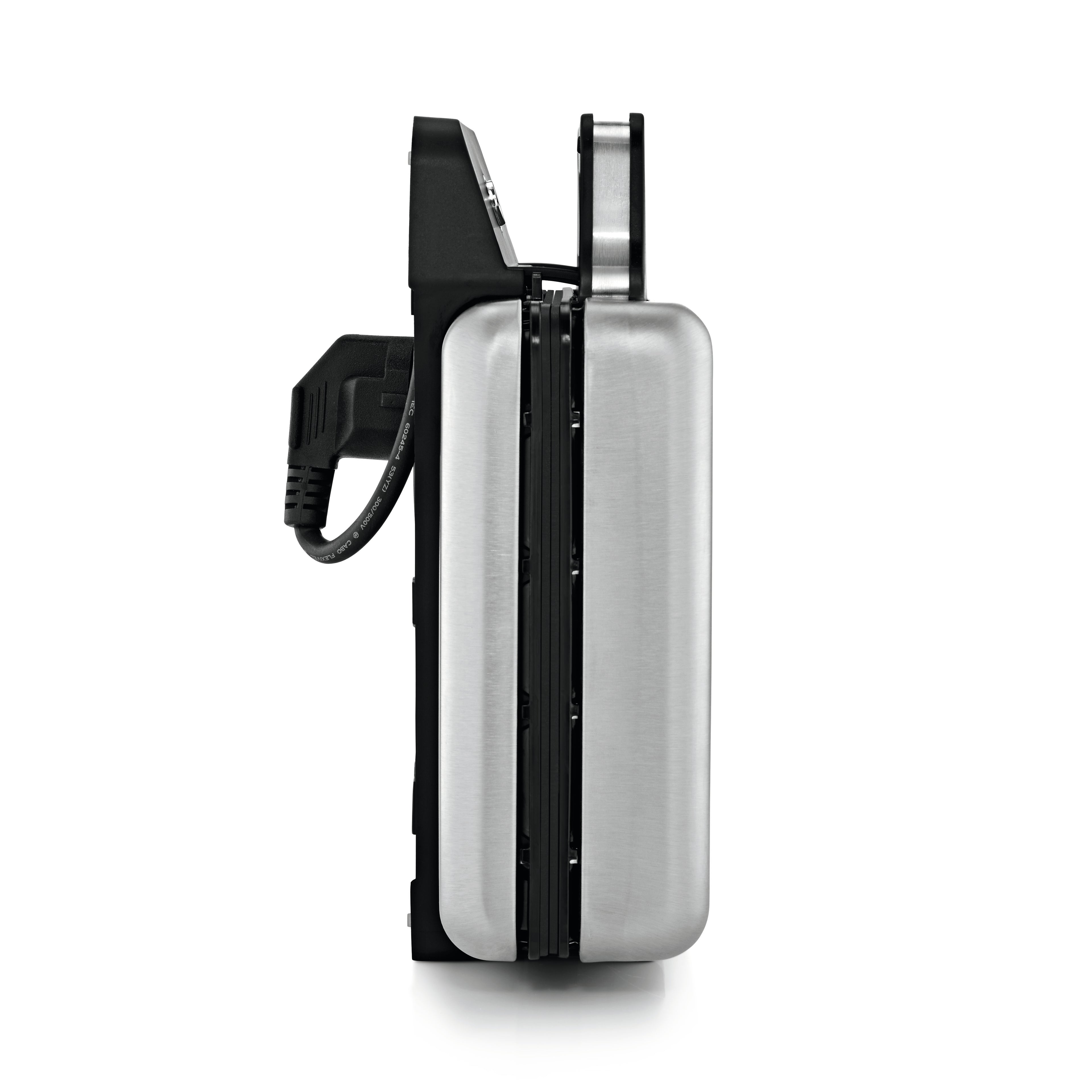 WMF Lono Sandwich-Toaster | 800 W | 2 Sandwiches | Edelstahl | Schwarz/Silber