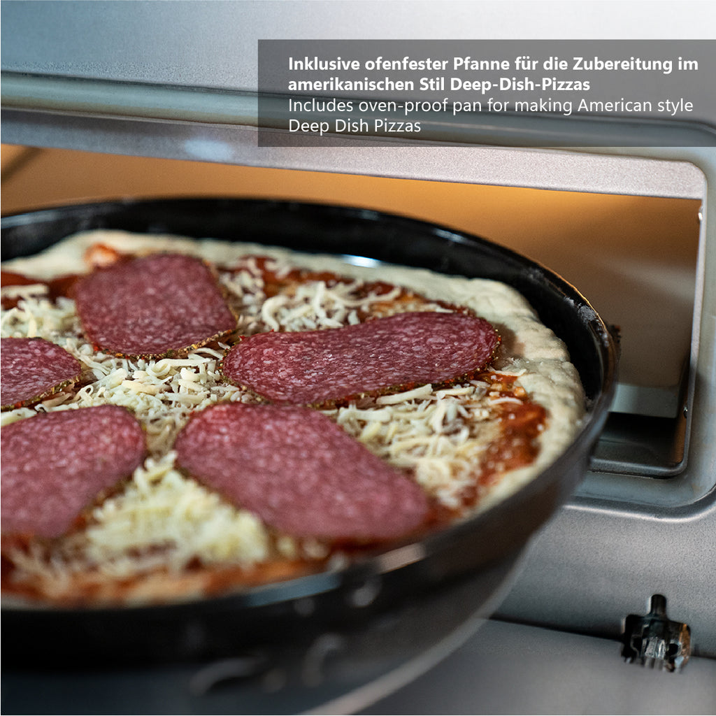 Unold Pizzaofen Don Luigi 68815 Sonderedition elektrisch 450 Grad inklusive Zubehör