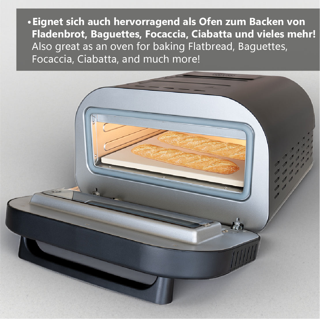Unold Pizzaofen Don Luigi 68815 Sonderedition elektrisch 450 Grad inklusive Zubehör