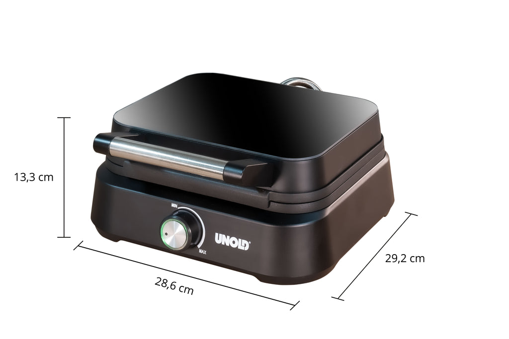 Unold Waffeleisen Brüssel 48275 Belgische Waffeln " Platten 1500W schwarz