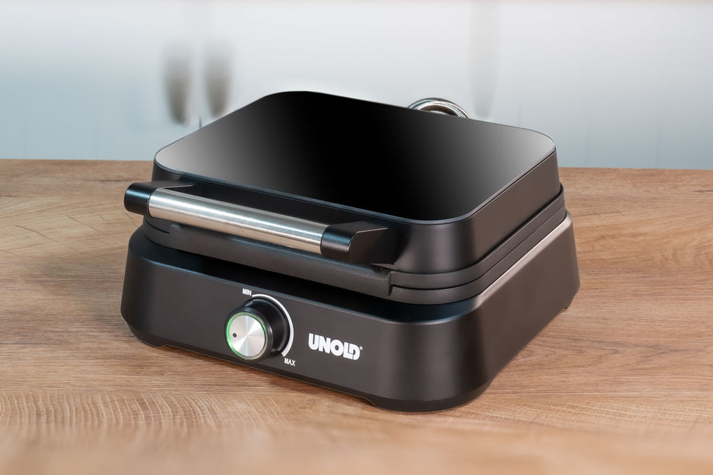 Unold Waffeleisen Brüssel 48275 Belgische Waffeln " Platten 1500W schwarz