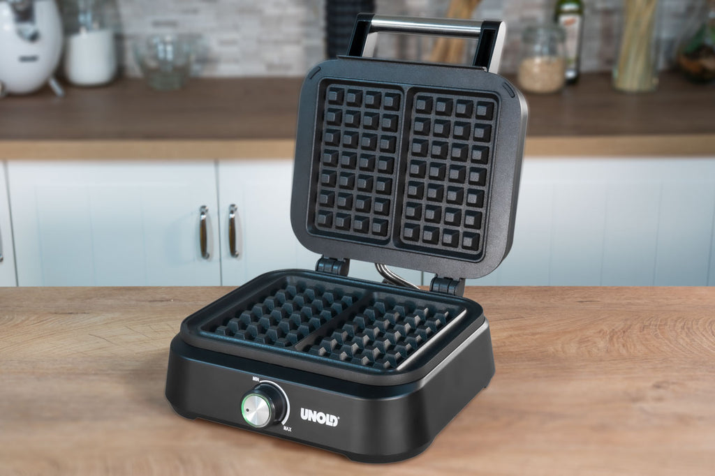Unold Waffeleisen Brüssel 48275 Belgische Waffeln " Platten 1500W schwarz