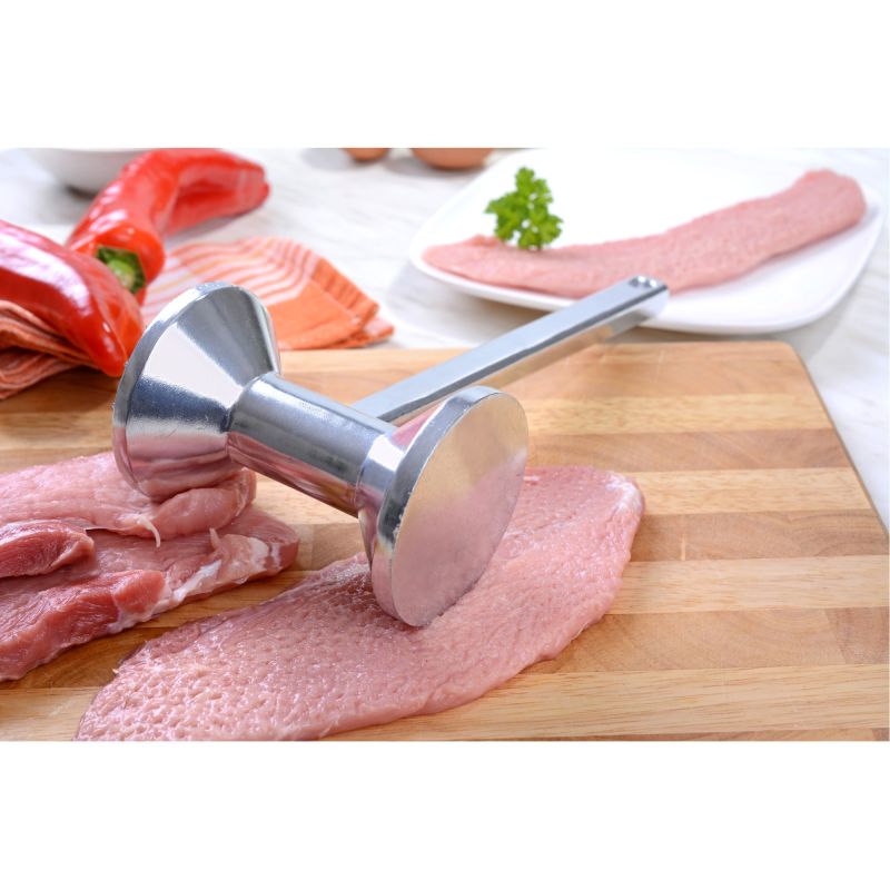 Gräwe Fleischklopfer aus Aluminium mit 2 Bearbeitungsfläschen